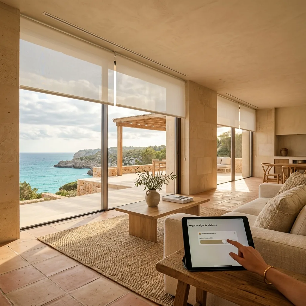 Motorización y control domótico de cortinas en Mallorca